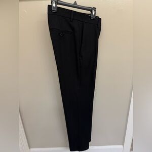 Haggar “Cool Pro 18” Mens Black Dress Pant Slim